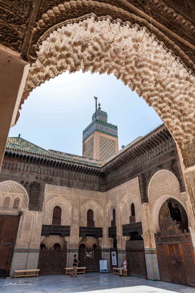 minaret medersa bou inania maroc
