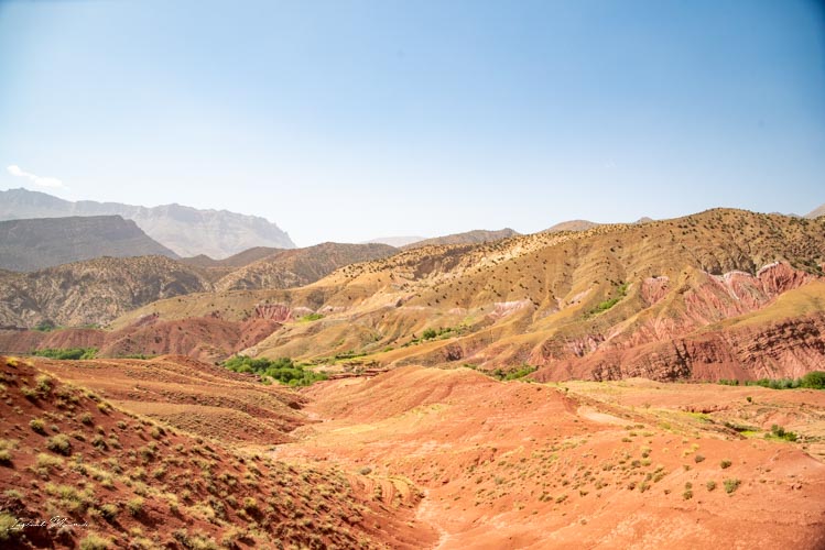 paysage coloré maroc